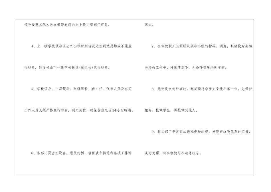 校园工程建设安全事故应急预案_第3页