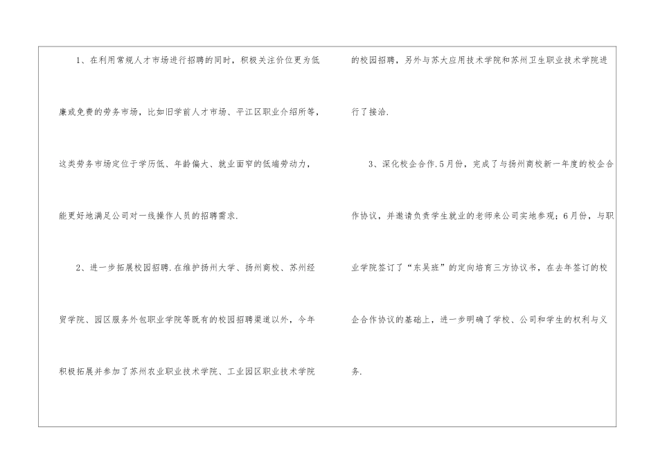 校园招聘工作总结10篇_第3页