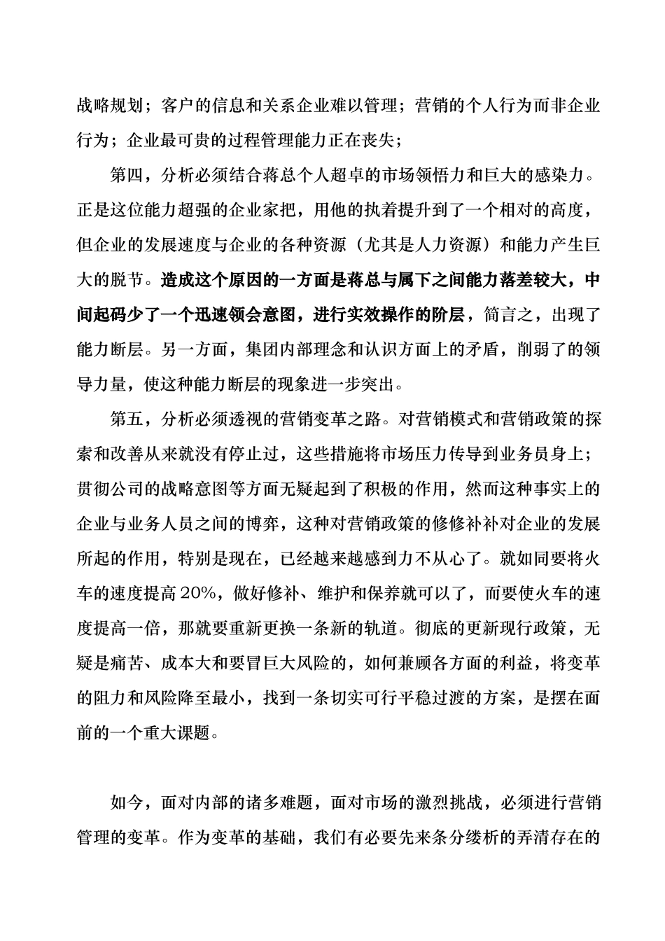 集团营销管理初步预调查报告书_第3页