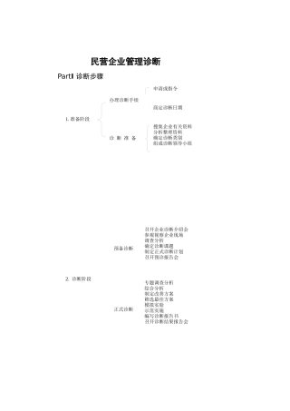 民营企业管理诊断