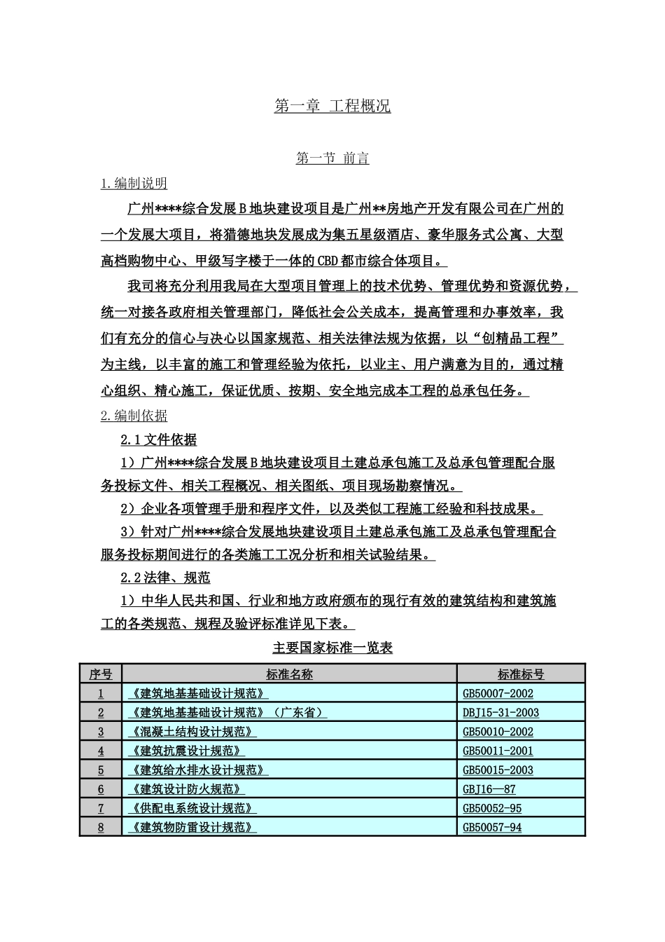 商业综合楼施工组织设计高支模大体积混凝土_第1页