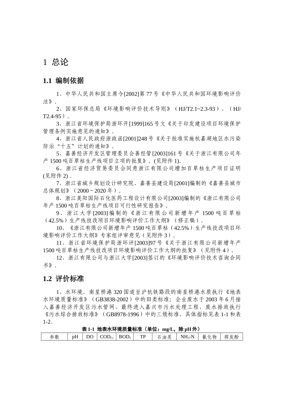 生化有限公司技改项目环境影响报告书_第2页
