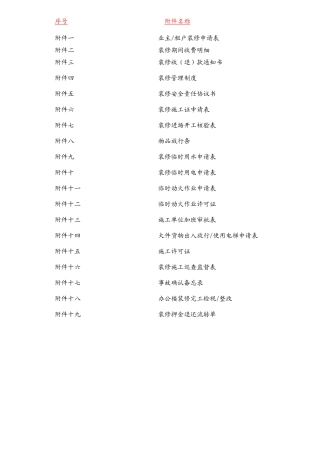 香港新世界大厦二次装修程序指南及表格