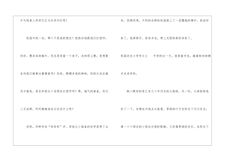校园访友小学作文_第3页