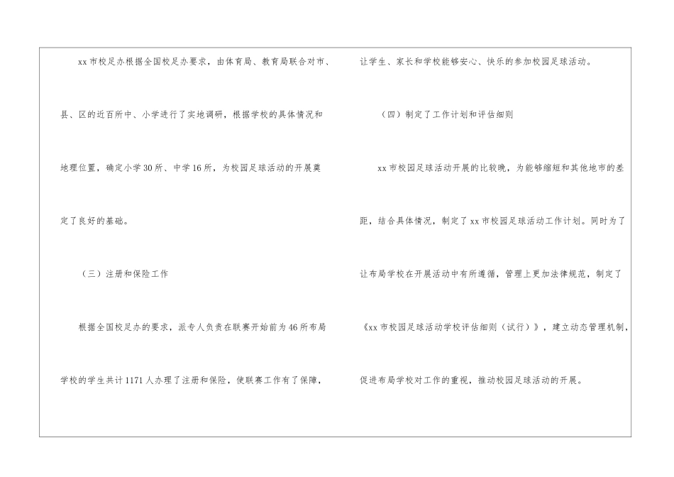 校园足球工作总结集合5篇_第3页