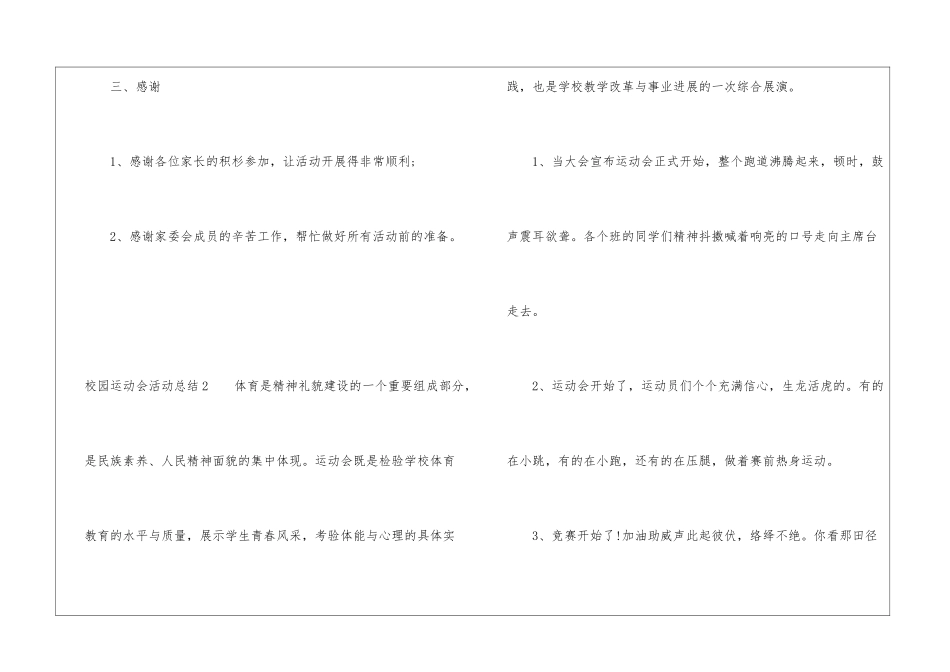 校园运动会活动总结15篇_第3页