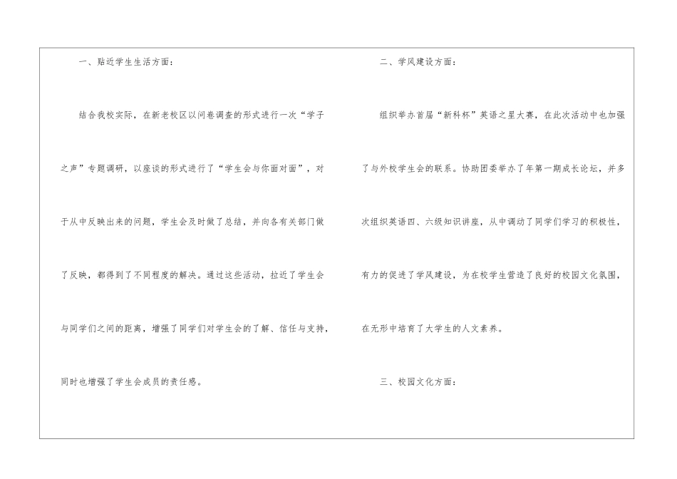 校学生会工作总结_第2页