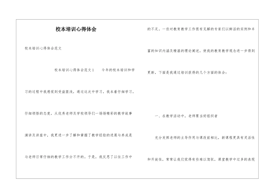 校本培训心得体会_第1页