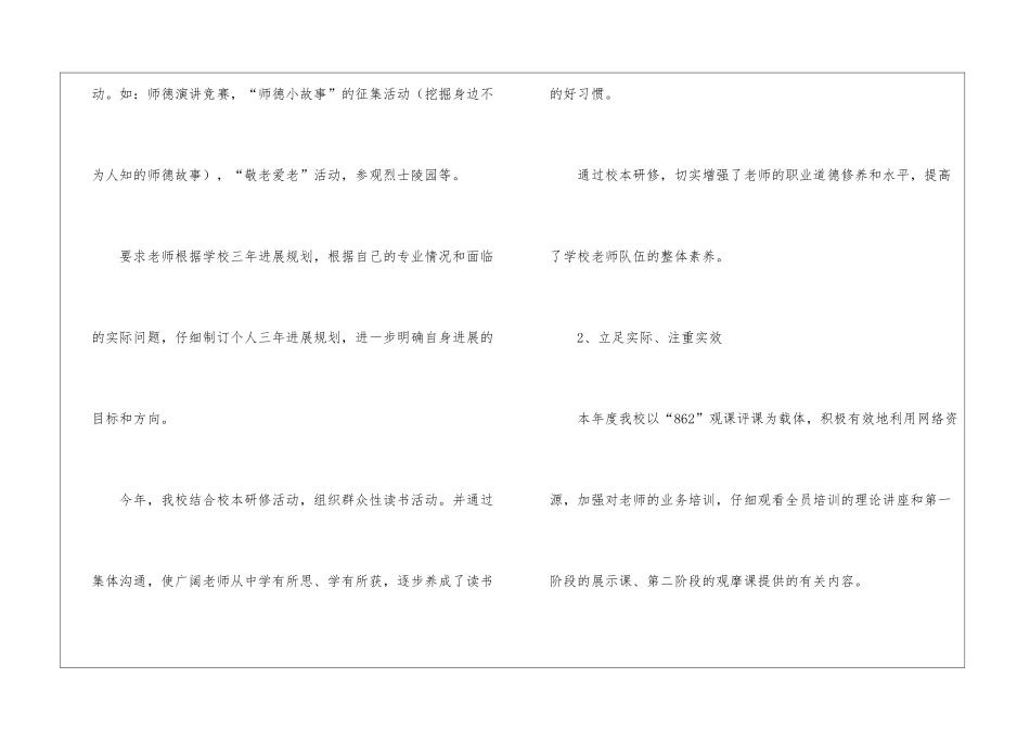 校本研修年终工作总结5篇_第3页