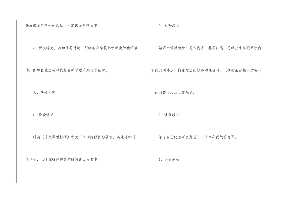 校本研修的个人工作计划_第2页