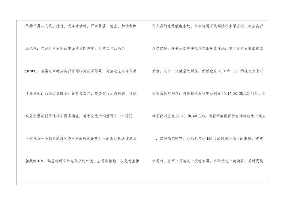 桥式起重机施工时安全操作技术_第2页