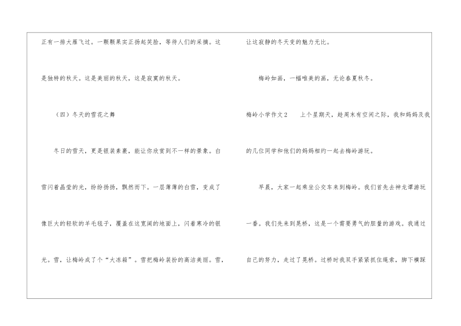 梅岭小学作文_第3页