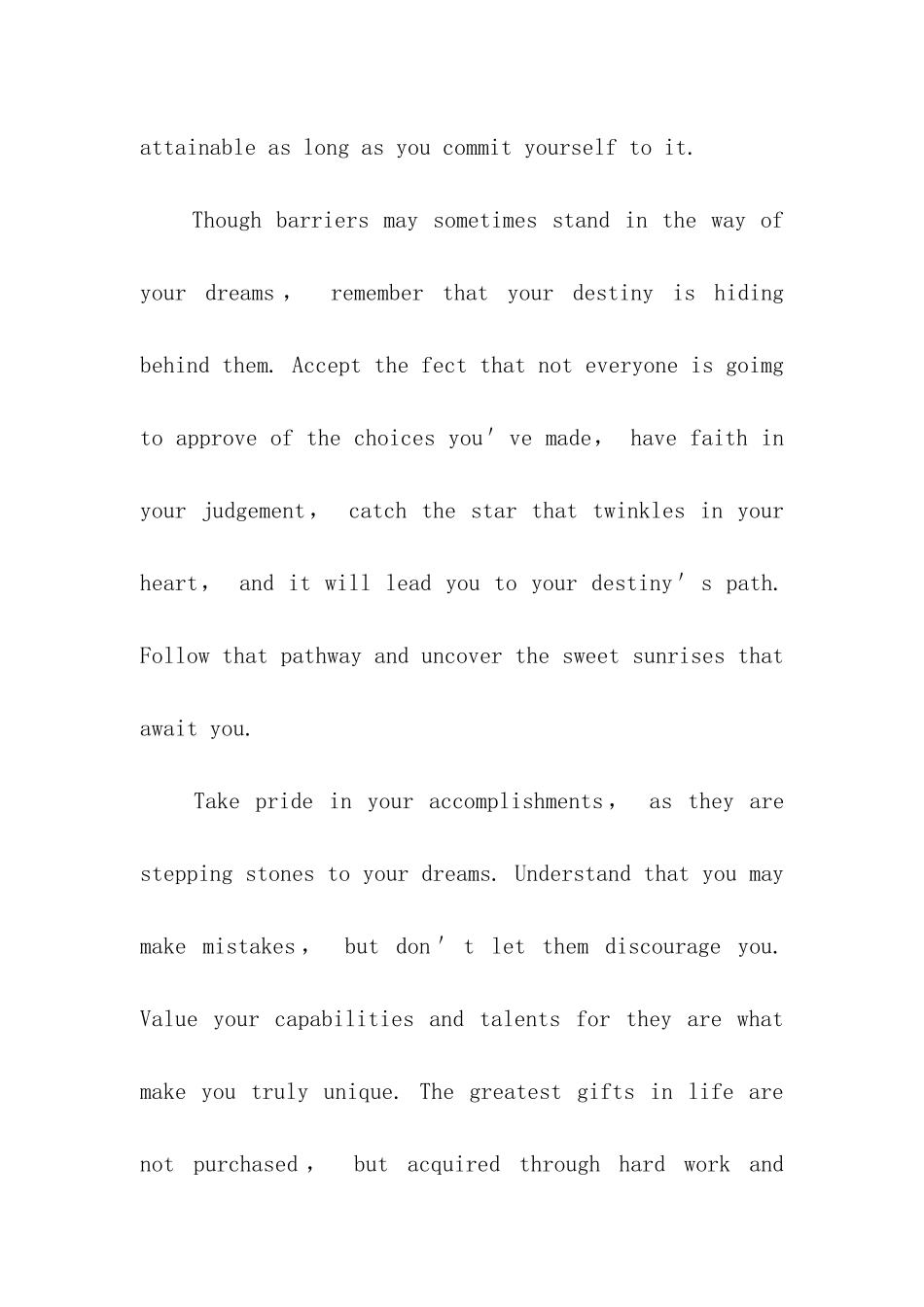 梦想英语演讲稿_第3页