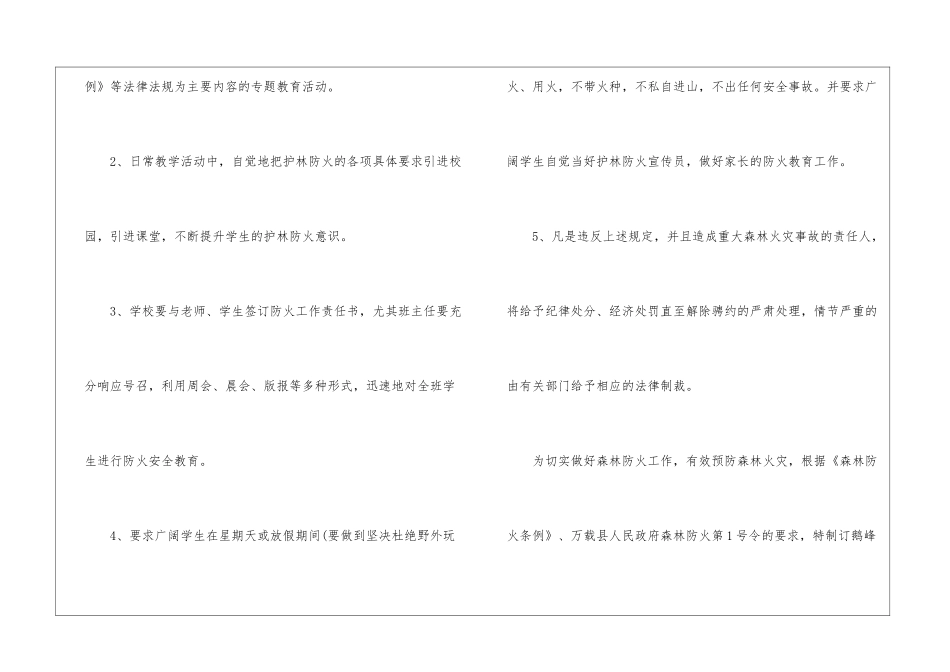 森林防火保证书7篇_第2页