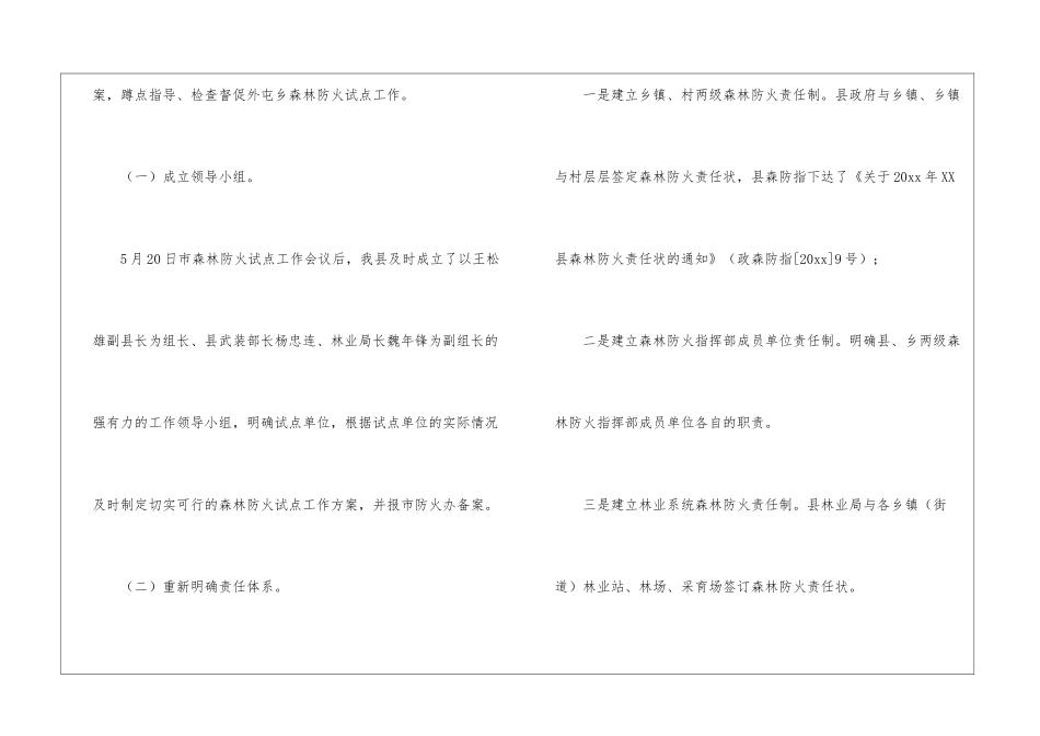 森林防火试点工作总结_第2页
