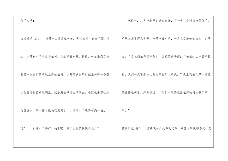 植树日记三篇_第3页