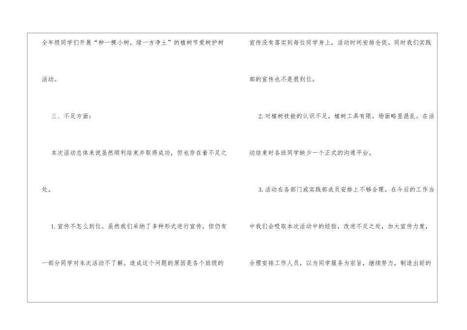 植树节主题活动总结范文德育活动周工作总结_第3页