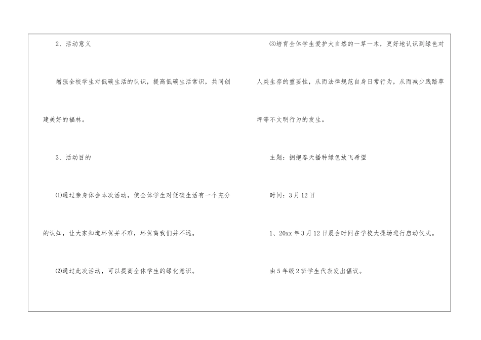 植树节活动方案_第2页
