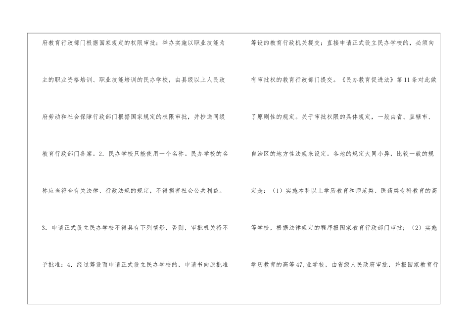 正式设立民办学校申请书-_第2页