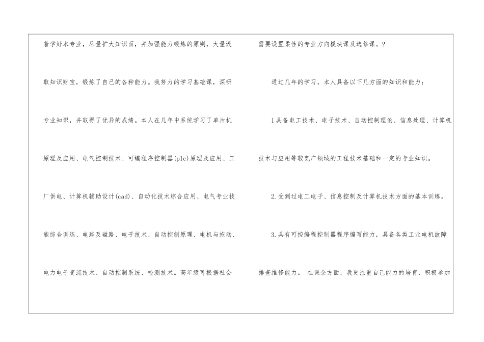 毕业生自我推荐材料四篇_第2页