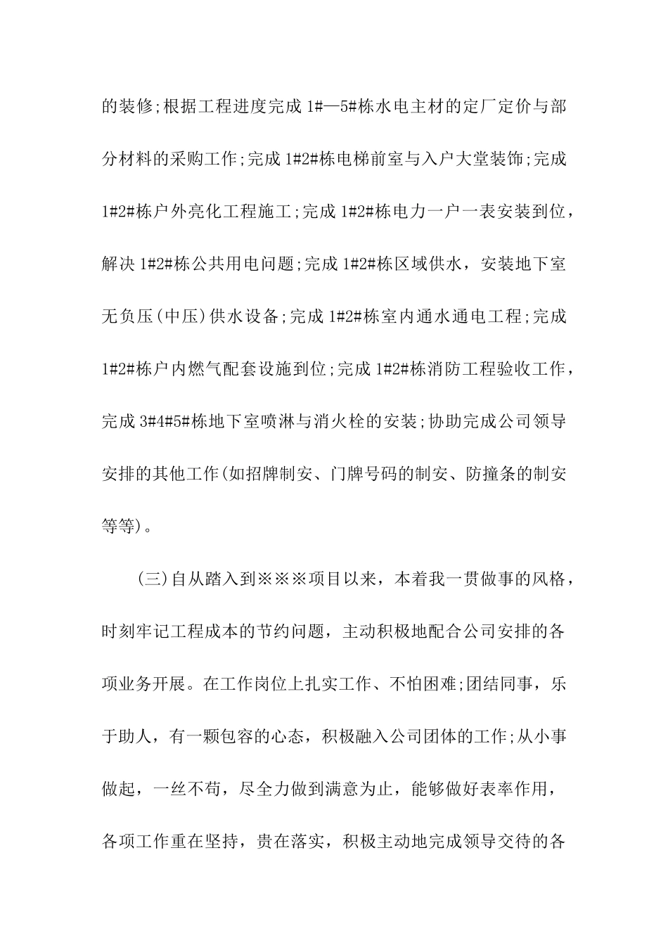 水电工程年度工作总结2024_第2页