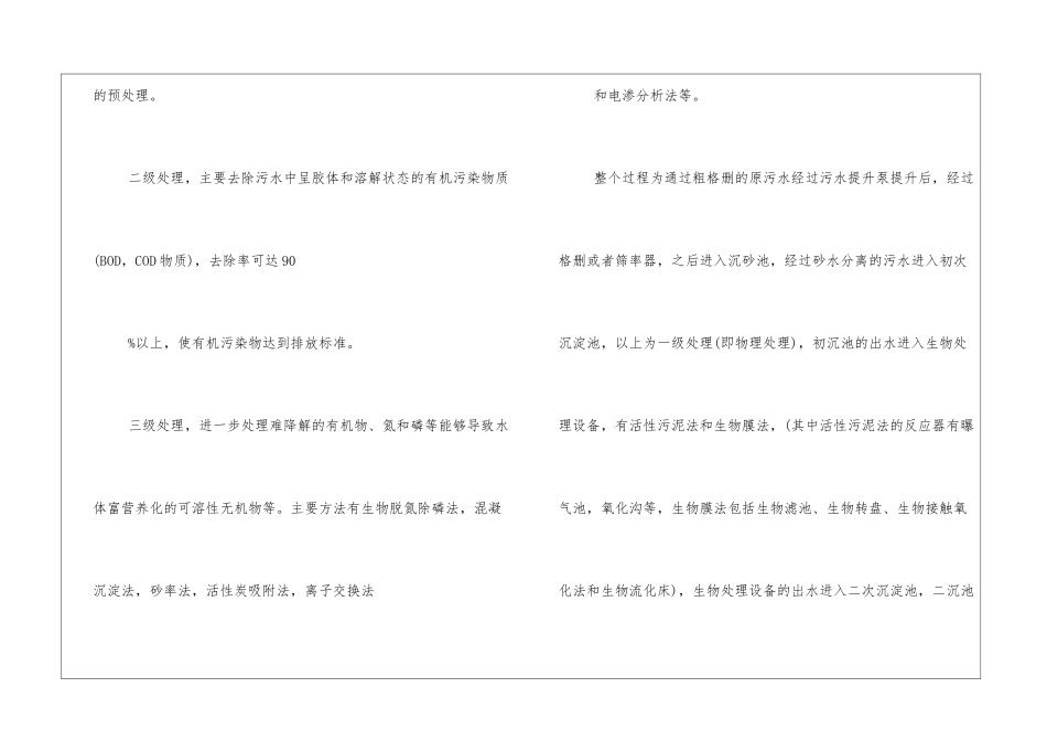 污水处理方法和原理调查报告_第2页