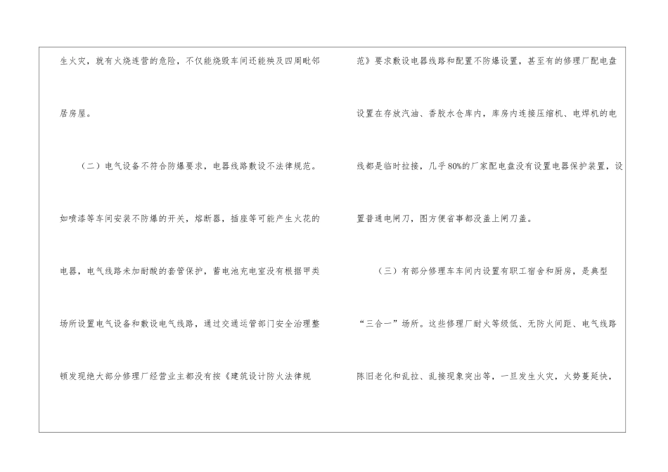 汽车修理厂消防安全现状与解决对策_第2页