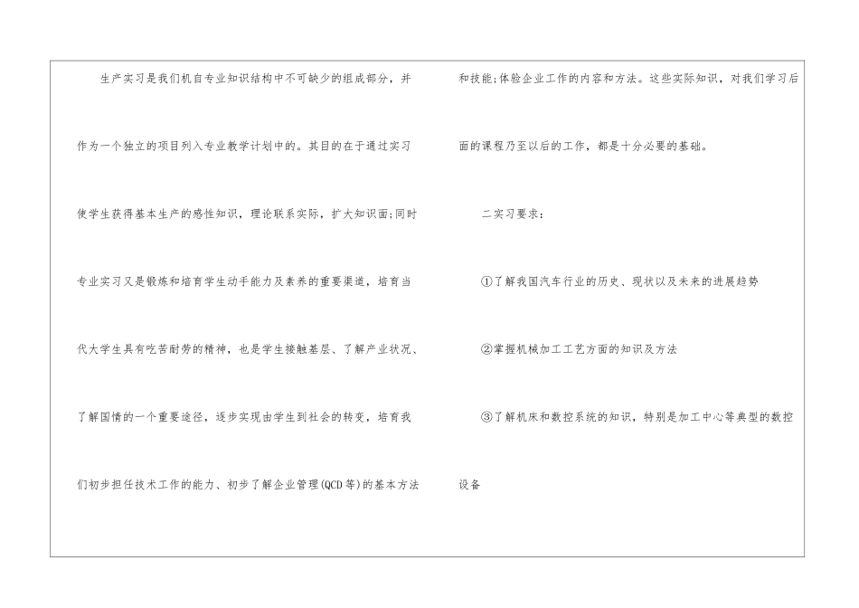 汽车生产工作实习报告_第2页