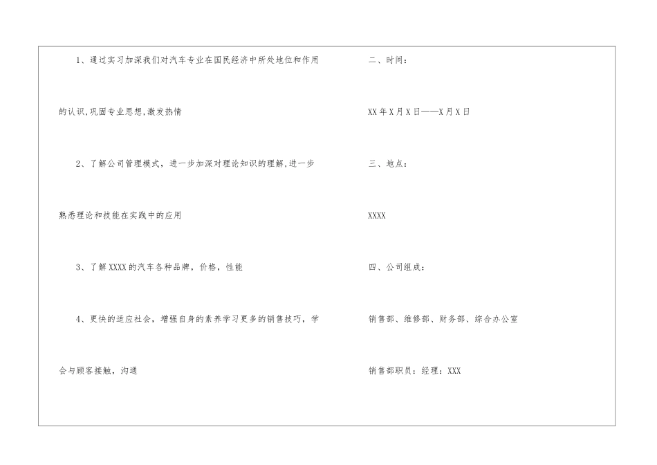 汽车销售专业实习报告4篇_第2页