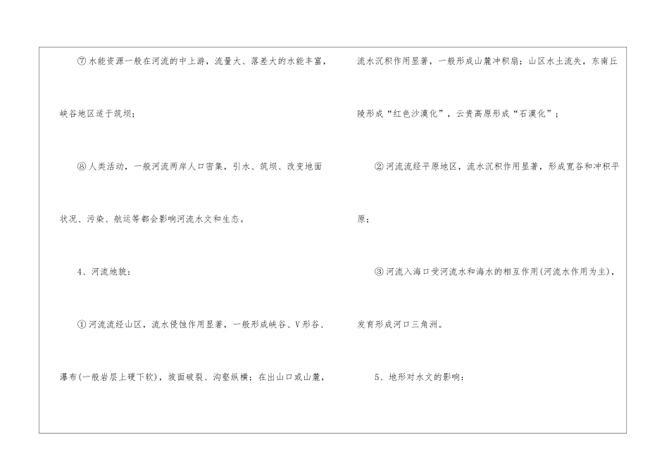 河流高中地理知识点_第3页