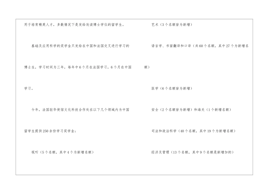 法国留学奖学金种类介绍_第2页