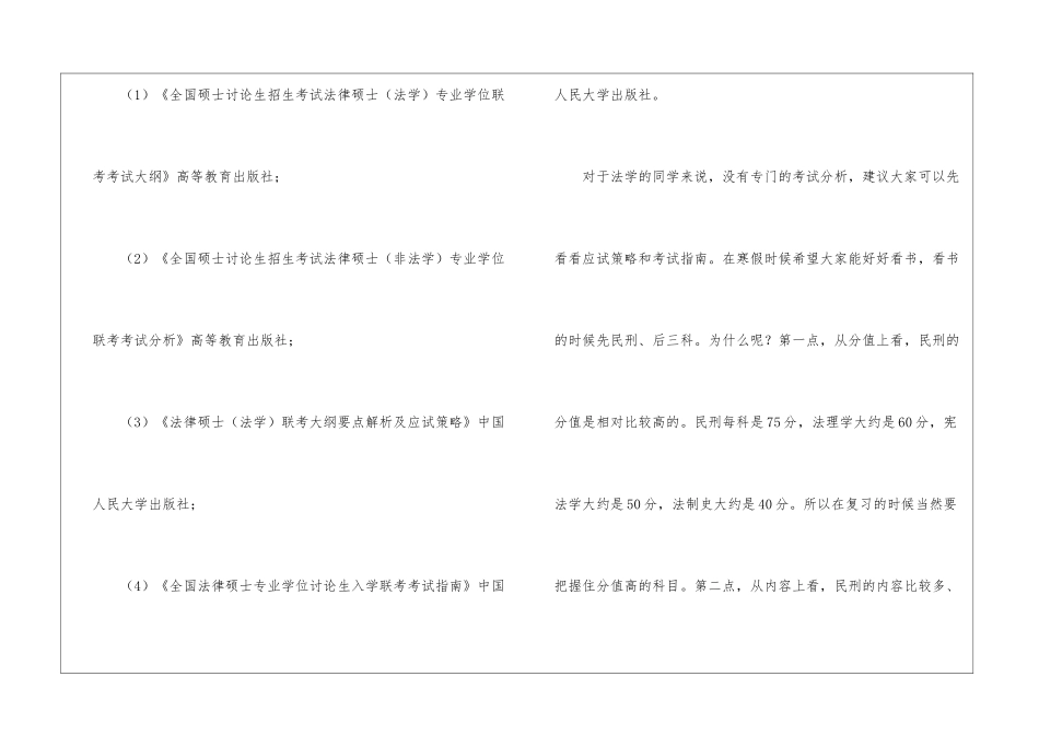 法硕考研寒假个人复习规划_第3页