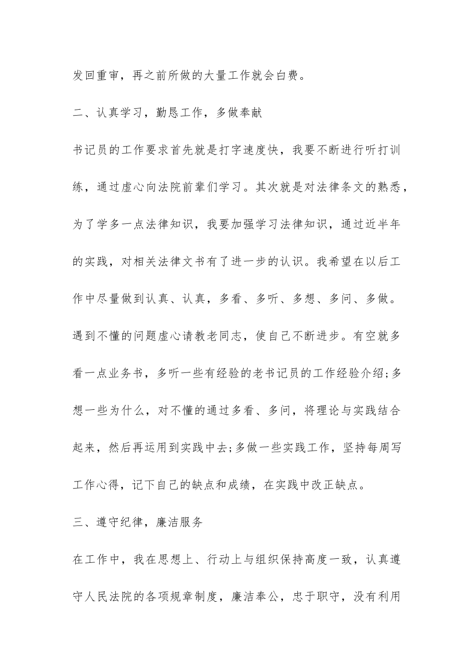 法院的个人工作总结-_第2页