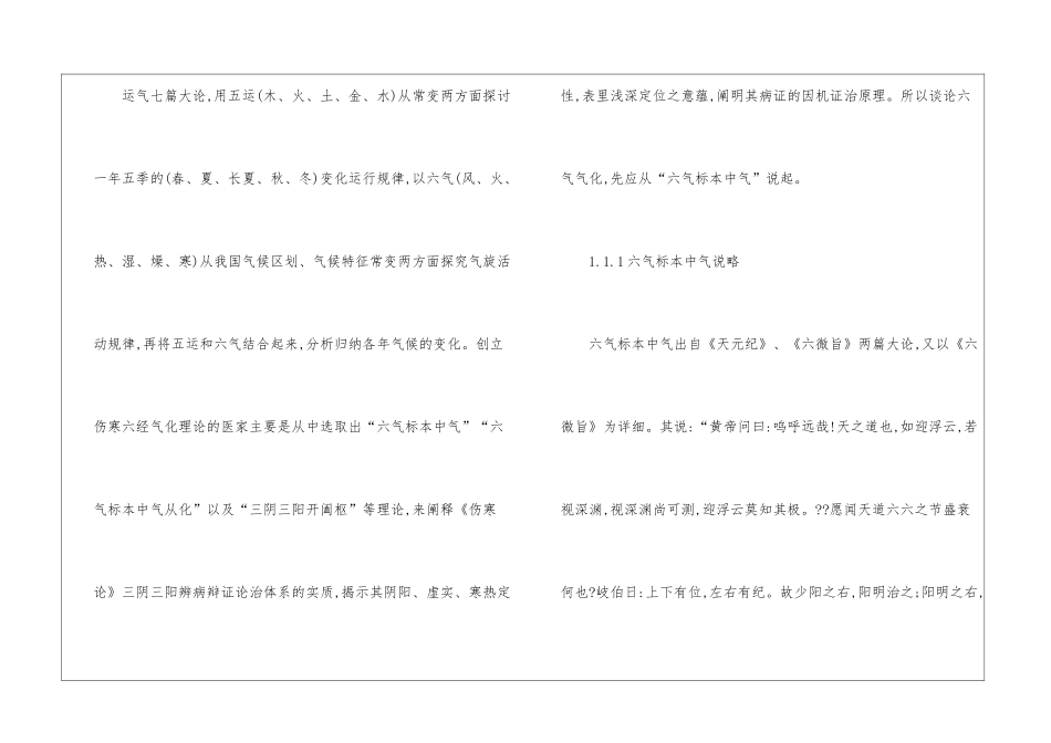 浅谈《伤寒论》的六经气化学说_第2页