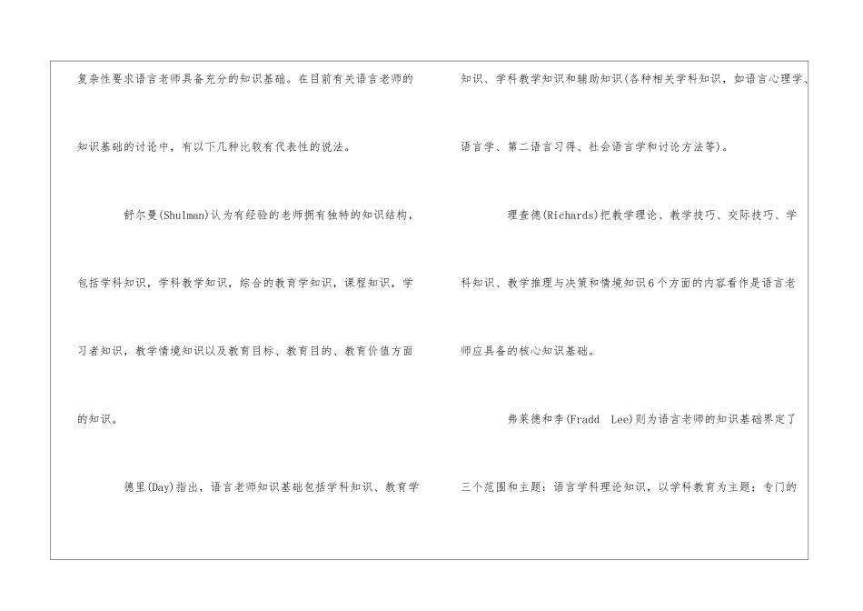 浅谈幼儿英语教师的知识基础_第2页