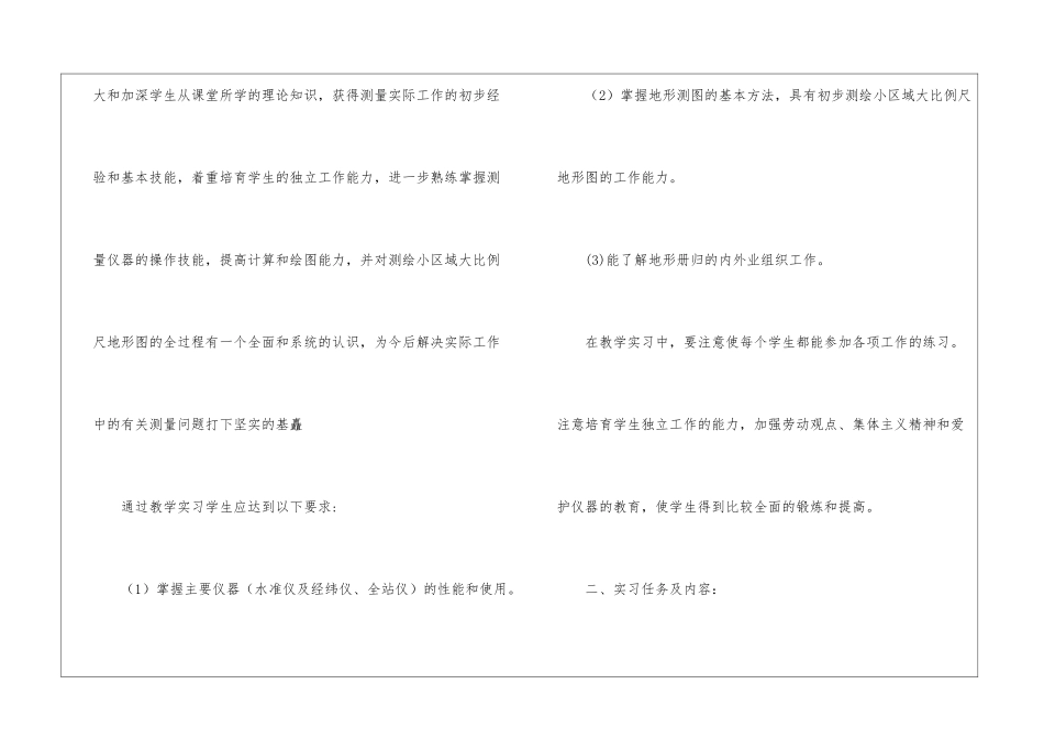 测量学教学实习总结_第3页