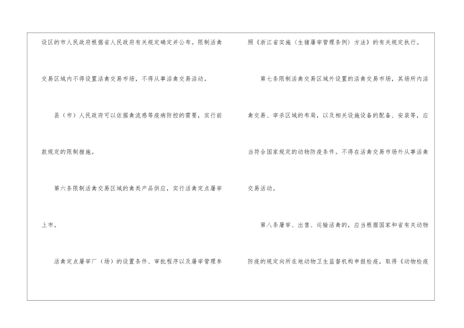 浙江省活禽交易管理办法-浙江正规活禽交易市场_第3页