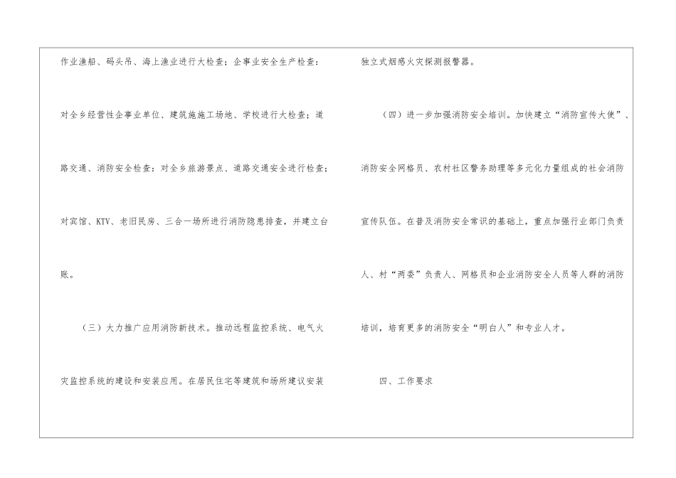 消防安全大排查大整治实施方案_第3页