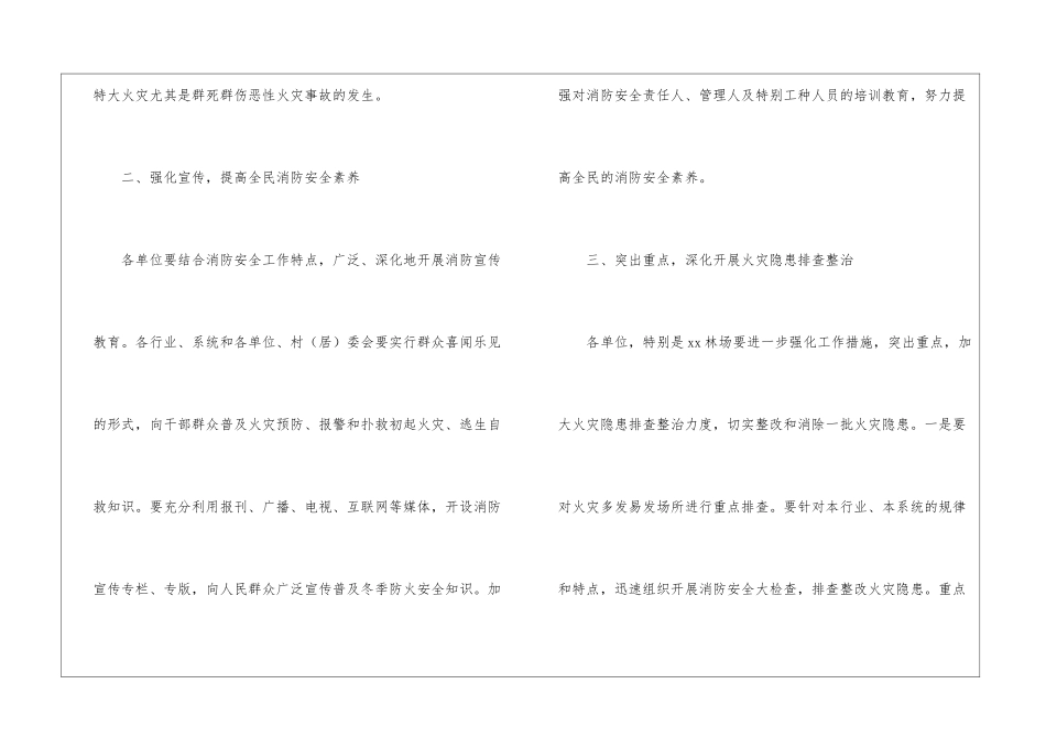消防安全管理工作实施意见_第2页