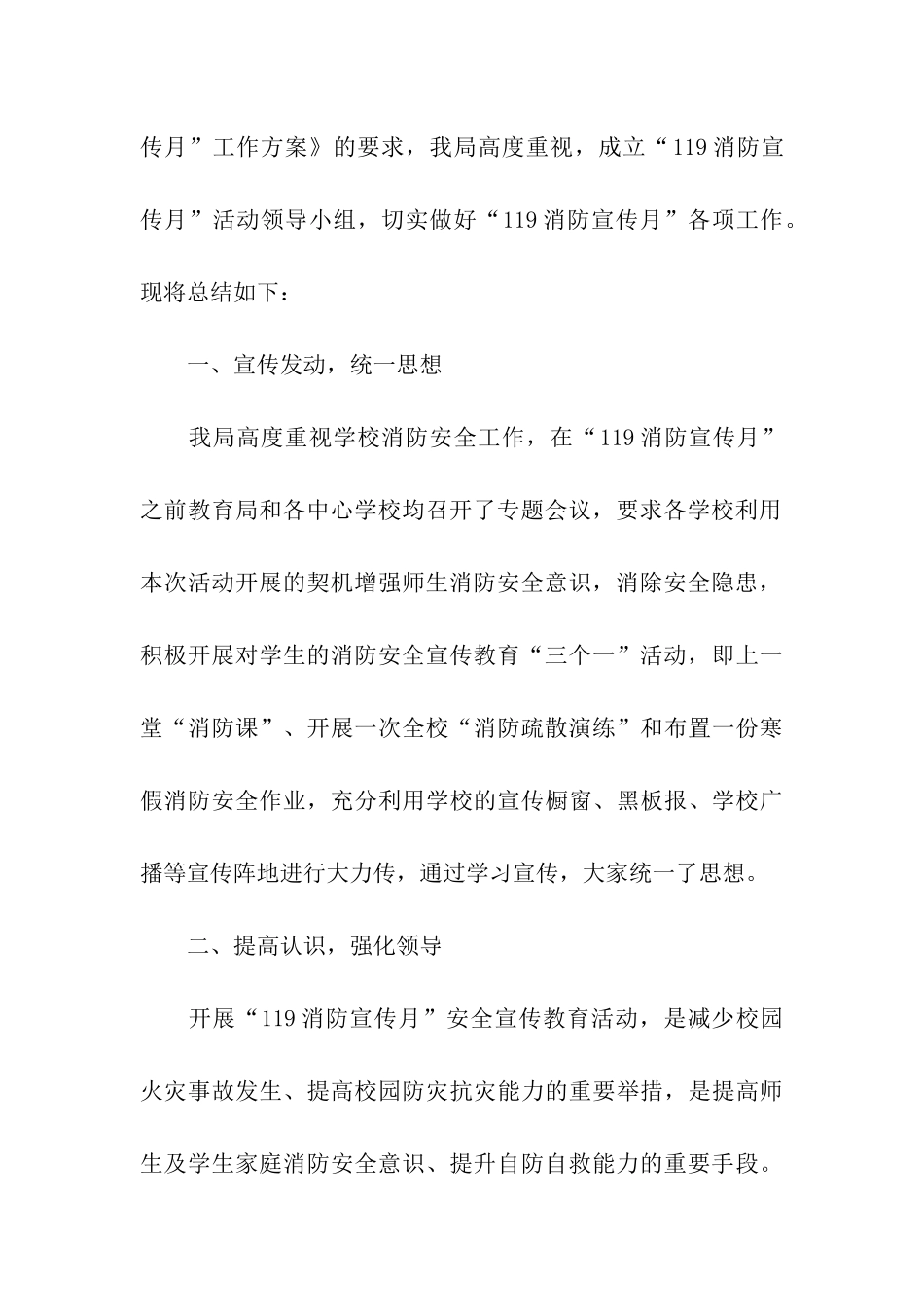 消防宣传日活动总结(通用5篇)_第3页