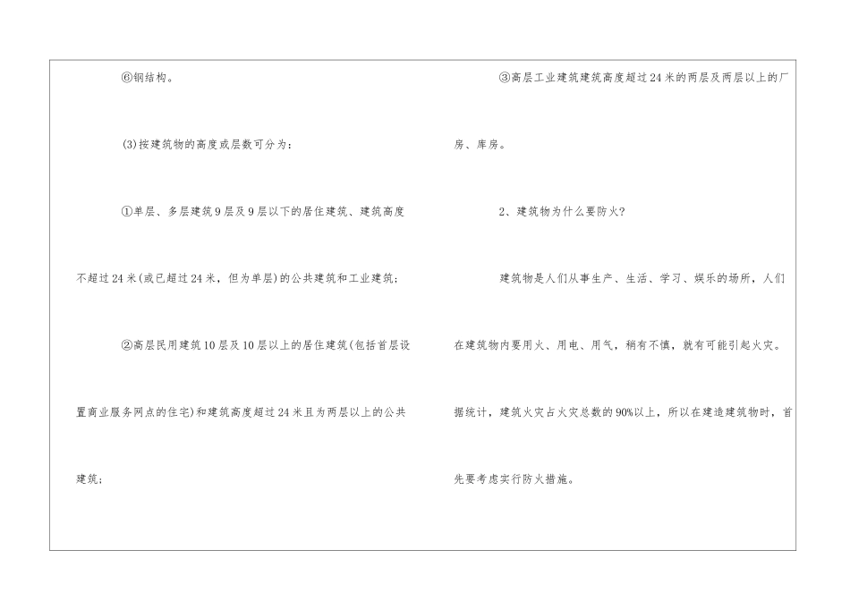 消防法规测试题：建筑防火--_第2页