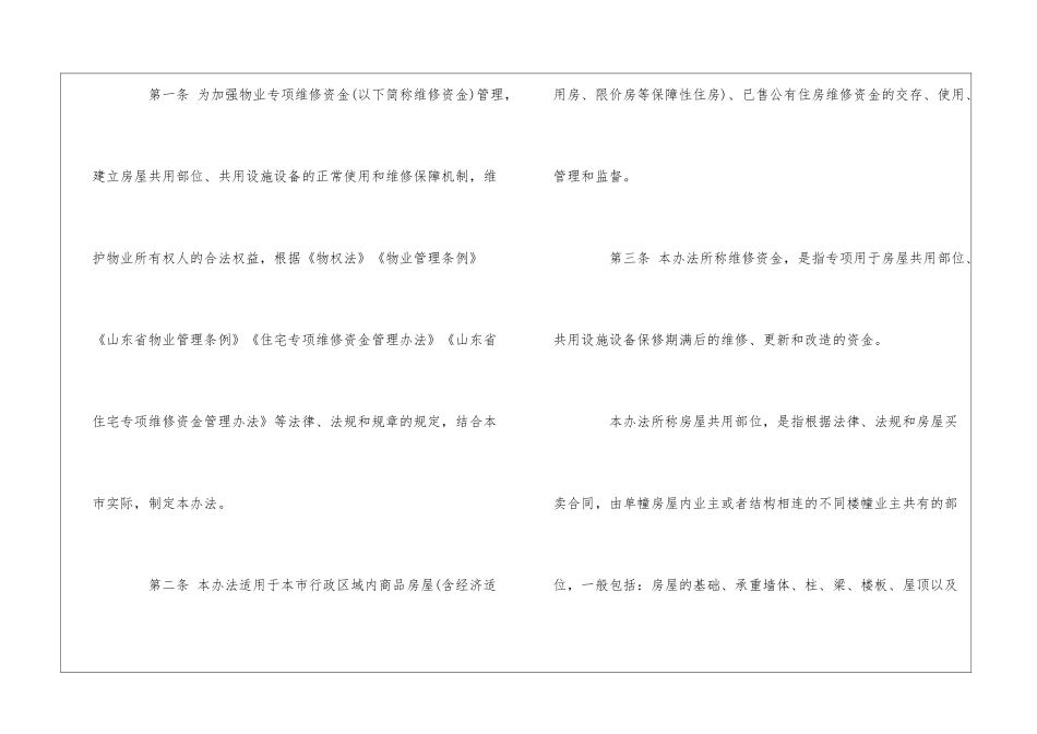 淄博市物业专项维修资金管理办法--_第2页