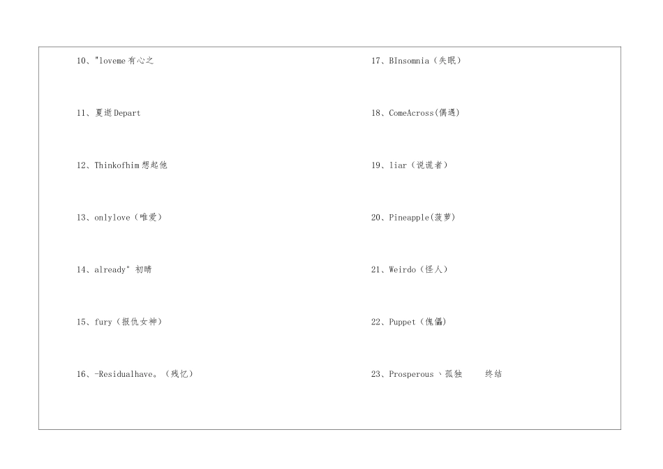 漂亮的微信号350例_第2页