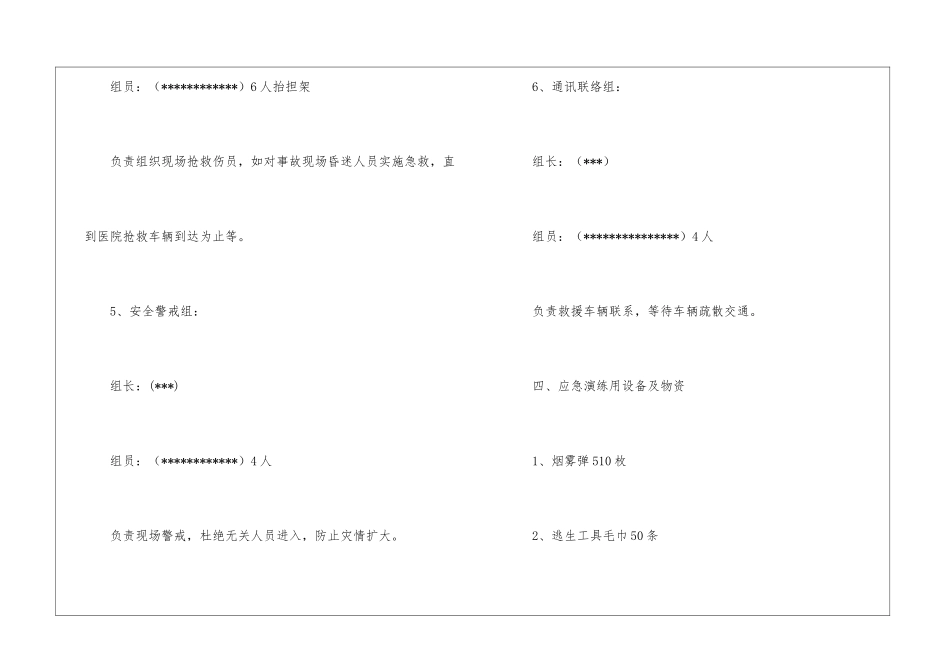 火灾事故专项应急演练方案_第3页