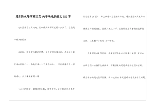 灵活的水陆两栖坦克-关于乌龟的作文550字-
