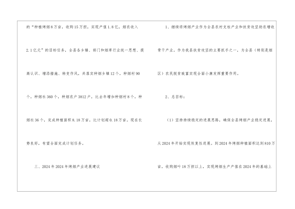 烤烟产业扶贫工作意见_第2页