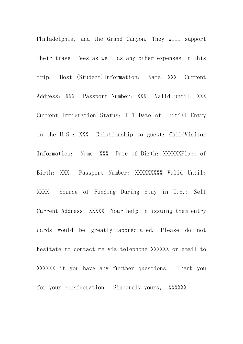 父母出国的申请信模板_第2页