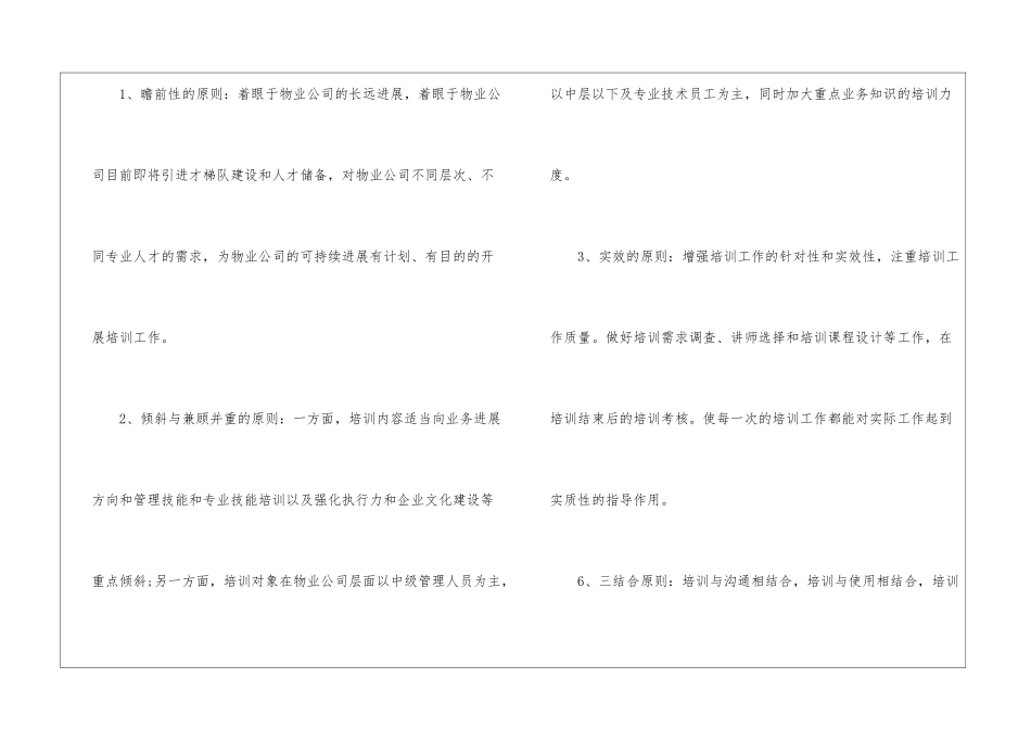 物业公司年度培训计划(6篇)_第2页