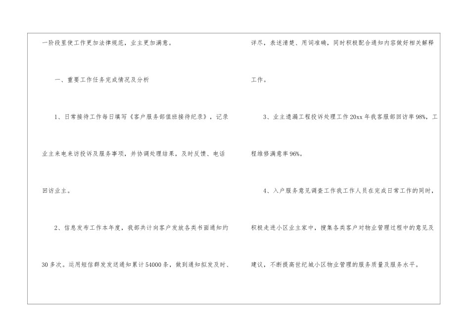 物业员工试用期转正工作总结_第2页