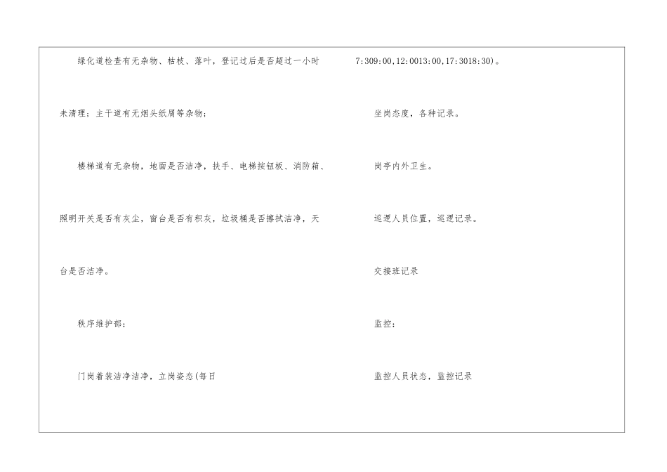 物业品质管理部工作内容_第3页